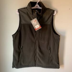 Rothco Men’s Spec Ops Tactical Vest Black Fleece Midweight Military Outdoor